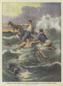 Shipwreck of a Spanish Steamer Near Oporto: Only Three Sailors of the Entire Crew Survived