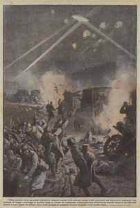 Last Night One of Our Airships, Fighting Against Strong Air Currents, Managed to...