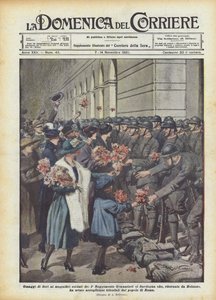 Floral Tributes to the Magnificent Soldiers of the 1st Regiment Grenadiers of Sardinia