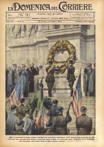 American Honors to the Sacred Symbol of the Victorious Army by Achille Beltrame