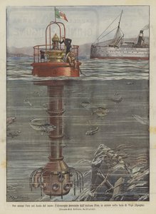 To Search for Gold at the Bottom of the Sea, the Hydroscope Invented by the Italian Pino, in Action