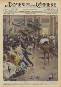 To Give Local Color to an Abyssinian Festival Held in a Restaurant in Cannes
