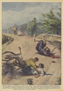 Loses his wife on a motorcycle and doesn