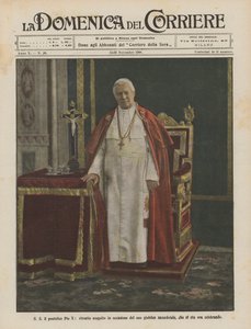 His Holiness Pope Pius X, Portrait Made on the Occasion of His Priestly Jubilee, Now Being Celebrated