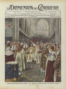 Solemn Coronation Ceremony of George V as King of England and Ireland in the Abbey