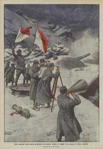 On the Positions of Our Fortress Artillery, While Adjusting Fire Against Enemy Defenses