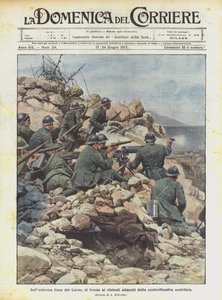 On the Extreme Line of the Karst, Facing the Violent Attacks of the Austrian Counteroffensive