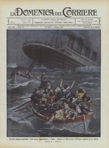Terrible Maritime Disaster, the Largest Ocean Liner Titanic Sinks with 1600 People