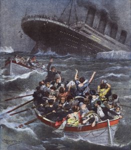 Terrible Maritime Disaster, the Largest Ocean Liner Titanic Sinks with 1600 People