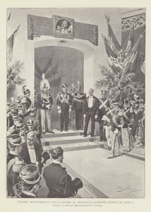 Turin, Unveiling of the Plaque to General Arimondi who Died in Africa