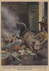 Tragic End of a Little Girl by Achille Beltrame