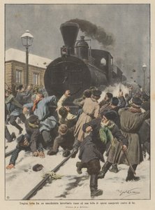 Tragic Fight Between a Russian Railway Engineer and a Crowd of Infuriated Workers