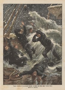 Tragic Crossing of a French Steamer, a Wave Injures Several Italian Sailors