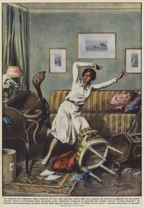 A novel-like attack was carried out in an Indian city against a wealthy Englishwoman by Achille Beltrame