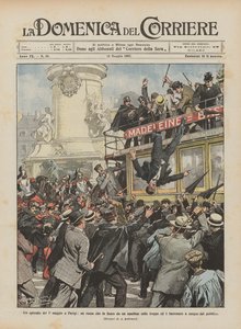 An Episode of May 1st in Paris, a Russian Shooting from an Omnibus at the Troops