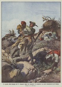 An Episode of the Battle of the 27th, Alpine Volunteer Surprises and Captures an Arab