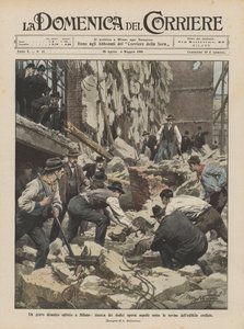 A serious building disaster in Milan, search for the twelve workers buried under the ruins of the collapsed building