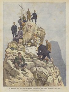 An Exciting Mass on the Summit of the Magnaghi Tower at 2050 Meters (Southern Grigna, Above Lecco)
