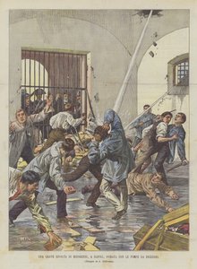 A Serious Revolt of Minors in Naples, Quelled with Fire Pumps