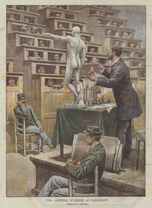 A Hygiene Lesson for Prisoners by Achille Beltrame