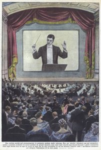 A Curious Novelty in Cinema, Orchestras Conducted from the Screen