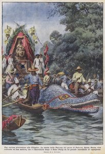 A Curious Procession in the Philippines