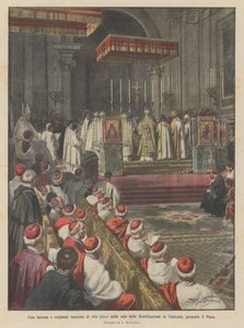 A Lavish and Original Greek Rite Ceremony in the Hall of Beatifications in the Vatican, Attended by the Pope