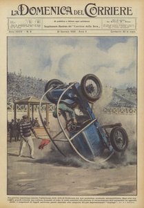 A Young American Woman Excites the Crowds in California with a Dangerous Car Stunt