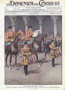 A Picturesque Ceremony in London by Achille Beltrame