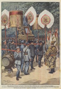 A Picturesque Annamite Ceremony in Nogent-sur-Marne (France) for the Consecration of a Temple