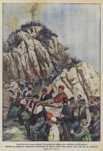 A Picturesque Alpine Festival, the Blessing of the Jubilee Cross on Resegone