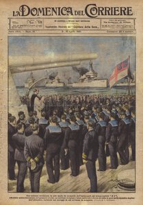 A solemn ceremony on the high seas