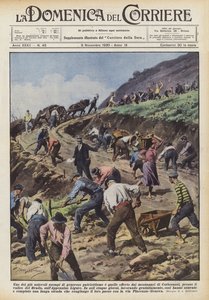 One of the Most Remarkable Examples of Generous Patriotism is Offered by the Mountaineers of Corbesassi by Achille Beltrame