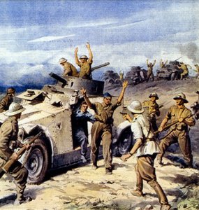 WWII-1940 1941-North African Campaign-Italian Invasion of Egypt by Achille Beltrame