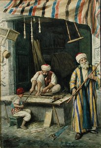 Arab Carpenters by Achille Buzzi