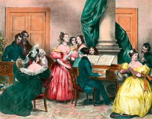 A musical afternoon in family
