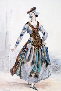 Mademoiselle Sophie, Costume Design for an Opera, c1820-1857