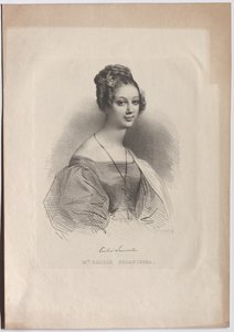 Miss Emilie Sczaniecka by Achille Devéria