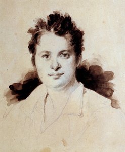 Portrait of the French Writer Honore de Balzac by Achille Devéria