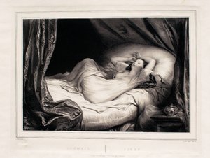 Sleep by Achille Devéria
