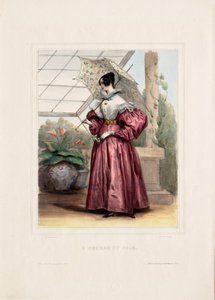 Three in the Afternoon (Mrs. A. Devéria) by Achille Devéria