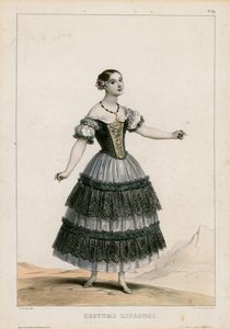 Spanish Costume by Achille Devéria