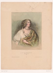 Portrait of Madame de Montespan by Achille Devéria