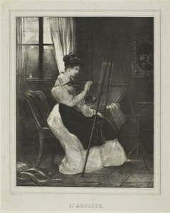 The Artist by Achille Devéria