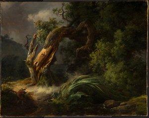 The Oak and the Reed by Achille Etna Michallon