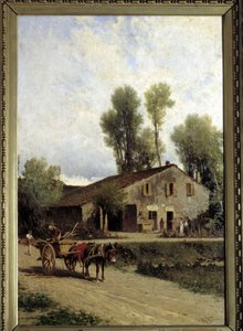Birthplace of Giuseppe Verdi in Roncole di Busseto by Achille Formis Befani