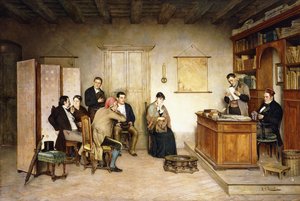The Reading of the Will by Achille Glisenti