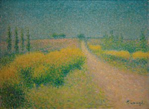 The Road with Broom by Achille Lauge
