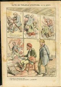 Illustration by Achille Lemot (1846-1909) in Le Pelerin, 20/05/06 - Suite of historical paintings - Anarchist Anarchism, Radicalism, Art, Revolution, Opportunism, Insecurity, Socialism - Painters artists by Achille Lemot