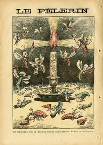 Illustration of Achille Lemot (1846-1909) in Le Pelerin by Achille Lemot